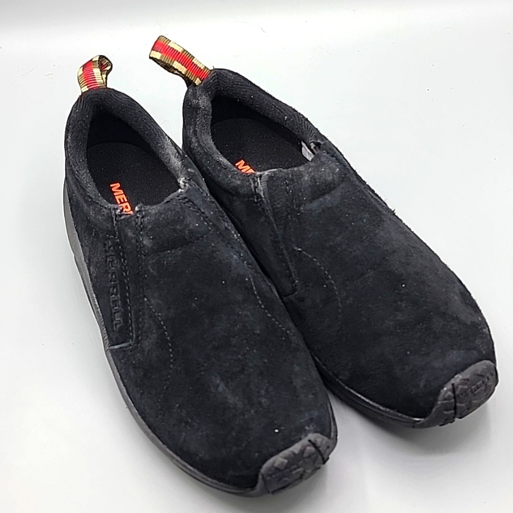 Sale take 20% off Price!   Merrell Women's Jungle Moc size 7.5 in Black Suede